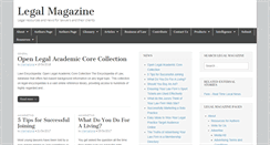 Desktop Screenshot of legal-magazine.com
